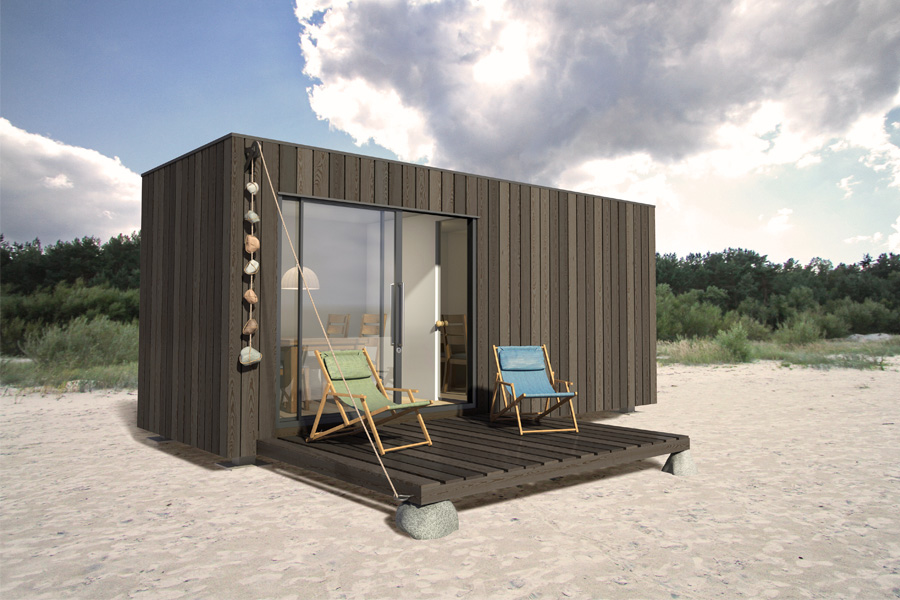 3D visualisation of a sauna